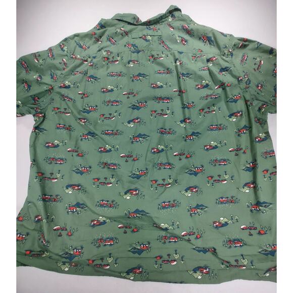 Men’s Duluth Short Sleeve Button Up 2XL RELAXED FIT, Campers RV Camping Untucked - Picture 8 of 9